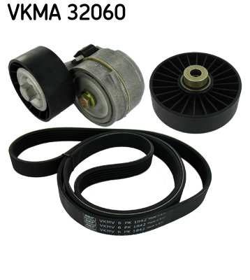 V formos rumbuotas diržas, komplektas - VKMA 32060 SKF